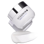DERMEDIC MELUMIN brightening protective cream SPF 50+,50 ml, open jar+ cap RGB_2_1